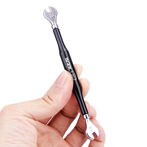 SABLUE Bike Bicycle repair tools Bicycle Wheel Spoke Nipple Wrench Wrenches Tool Kit (11G/12G, 14G/15G, MAVIC 7/9mm, Flashlight, Bag)