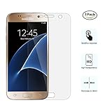 Samsung Galaxy S7 Screen Protector Anti-Explosion Full Coverage HD Clear Film for S7 (3 Pack)