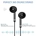 USB Type C Earphones HiFi Stereo in Ear Earbuds Noise Cancelling Headphones with Mic & Volume Control Compatible with Google Pixel 3/2/XL, Sony XZ2, OnePlus 6T, MacBook, Xiaomi, for Huawei Mate10