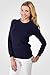 JENNIE LIU J Cashmere Women's 100% Cashmere Long Sleeve Pullover Crew Neck Sweater