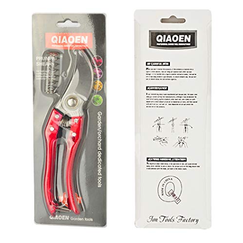 THANOS Bypass Hand Pruners for Gardening, Arboriculture, Farming, Flower Arranging, Pruning Shears with Ergonomic Handles,SK-5 Steel Blade,Garden Clippers with Shock-Absorbent Spring & Safety Lock - Thumbnail 6