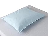 Medline Disposable Tissue/Poly Pillowcases, 21" x