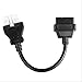 Haimall Mitsubishi 12pin OBD1 OBD2 Connector Adapter OBD diagnostic cable for Mitsubishi