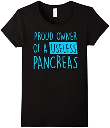 Women's Proud Owner Of A Useless Pancreas Diabetes TShirt XL Black