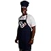 Pro Specialties Group mens Chef Hat and Set Pro Specialties Group Apron, Team Color, One Size US