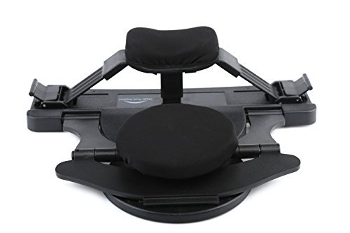 Romonacr Magic Cervical Neck Traction Device Neck Stretcher & Support Pillow Multi-level for Neck and Shoulder Pain Relief Black