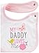 Simple Joys by Carter's Baby Girls' 4-Piece Bodysuit, Pant, Bib and Cap Set, Pink Daddy Loves Me, 3-6 Months