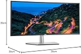 DELL U3423WE 34" Curved USB-C UltraWide IPS QHD Monitor 3440x1440 view 8