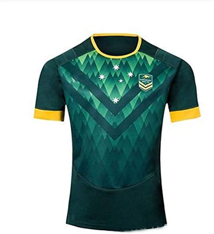 WYNBB 2019-20 Rugby Jersey South Africa 100th Anniversary Edition Fans T-Shirts Short Sleeve Training Sportswear Polo Shirt Size S-3XL