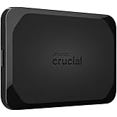 Crucial X10 2TB Portable SSD, Up to 2,100MB/s, USB 3.2 USB-C, External Solid State Drive, Compatible with Windows, Mac & Android, Durable Storage for Games, Photos & Files, Black - CT2000X10SSD9C02