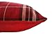 Plaid -18x18 Inches, Tartan Plaid Style on Soft Cotton Canvas Decorative Pillow Cover. (Bright Red)