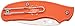 Spyderco Spy-DK Lightweight Non-Locking Notch Joint Plain Edge Knife