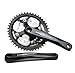 Vuelta MTB Comp Crankset, Black, 175mm 44/32/22T Square Taper