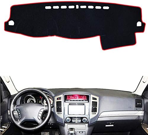 GIVELUCKY Car Dashboard Cover Mat Pad Sun Shade Dashmat Dash Carpet,For Mitsubishi Pajero Montero 2007 2008-2015 2016 2017
