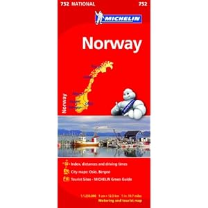 Mapa National Noruega Paperback – Gevouwen Kaart, 1 januari 2013