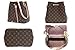 SAVITSKYI Very Female Chic Beautiful Purse NeoNoe Style Bag for Girls and Women Feminine Useful Accessory With Shoulder Elbow Strap Monogram Goodly Color with Rose Ballerina Interior Pretty Handbag