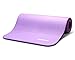 Yes4All Thick Yoga Mat with Carrying Strap – High Density Foam Yoga Mat – 1/2 inch Extra Thick and 72-inch Long Exercise Yoga Mat (Purple)