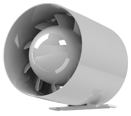 Kanal Rohrventilator Rohreinschub Abluft Lüfter Rohr Ventilator Leise Ø 150 mm 15 cm Rohrlüfter 20W - 257m³