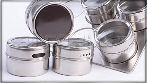 Gewrzstnder-9-tlgmagnetisch-Gewrz-Regal-Gewrzregal-Gewrzdosen-G-24