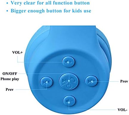 YUSONIC Kids Wireless Headphones, kid Headphone bluetooth, foldable with Built-in Mic - Image 3