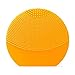 FOREO Luna Play Plus Portable Facial Cleansing Brush Waterproof Skin Care Device with Replaceable Battery, Sunflower Yellow