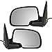 Power Side View Mirrors Heated Puddle Lamp Driver and Passenger Replacements for Cadillac Chevrolet GMC SUV 15179836 15179835