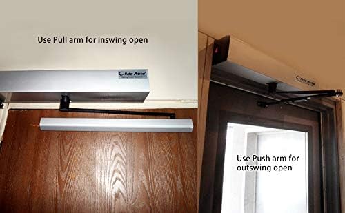 Olide Swing Door Closer,Automatic Door Opener and Closer (with wired&wireless disabled switches), Silver - Image 4