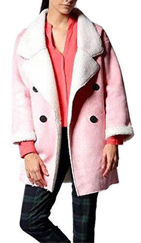 Women's Fashion Winter Fauc Suede Lapel Lamb Wool Coat Trench Jacket Outerwear Women's Fashion Winter Fauc Suede Lapel Lamb Wool Coat Trench Jacket Outerwear