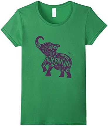 Women's Herbivore Elephant Shirt for Men and Women in 5 Colors Small Grass