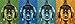 Buddha Buddah Wearing Headphones Quad Decorative Music Art Poster Print 12x36