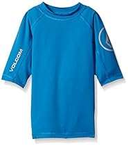 Volcom Baby Little Boys' Surf Shirt Rashguard, Deep Water Lido, 2T