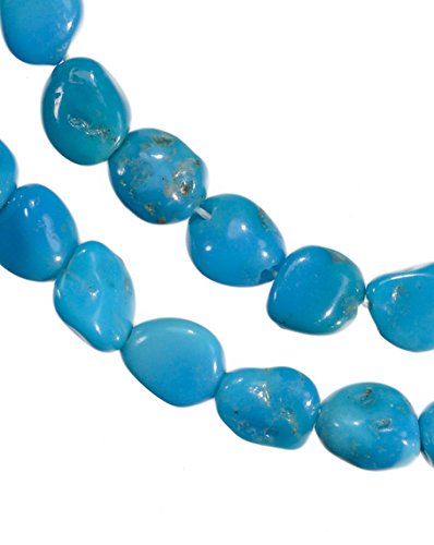 Turquoise sleeping beauty mine small nugget beads (10)