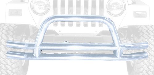 Rugged Ridge 11563.01 Stainless Front Tube Bumper with Grill Guard