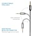 cdhgtjtyl Compatible 2 in 1 Headphone Adapter Listen to Music while Charging Replacement for Phone 7/7P/8/8P/X