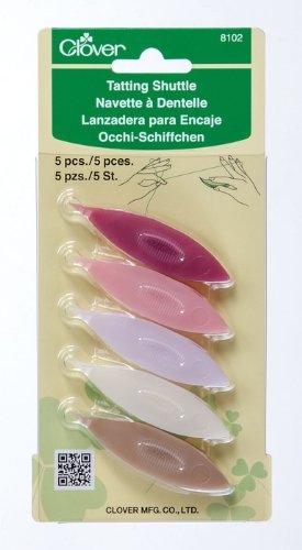 1 Clover+5+Piece+Tatting+Shuttles+Small