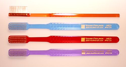 Toothbrush - Basic, MEDIUM, 4-Pack, Adult