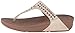 FitFlop Women's Carmel Toe-Post Suede Sandals Dress, Rose Gold, 6 M US