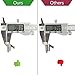WishDirect Vinyl Siding Hooks (10 Pack), Heavy Duty Stainless Steel Low Profile No-Hole Hanger Hooks