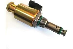 WANATOP Oil Pump Solenoid Valve 122-5053 1225053 F81Z9C968AA 1841217C91 F5TZ9C968AA 1836412C91 For Excavator 322C 325C 325L 24V