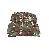 CSBD Blank Beer Can Coolers Premium Quality Soft Drink Coolies Collapsible Insulators Bulk, 12 Packs, 25 Packs, 50 Packs, Great For Monograms, DIY Projects, Weddings, Parties, Events (12, Camo)