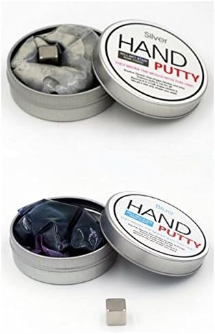 Three Legs 2 Pack Magnetic Putty Slime Super Stress Reliever Infused with Iron Slime Toy for Kids & Adults