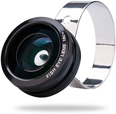 Orbmart 3in1 Universal Fisheye Lens + Wide Angle Lens + Macro Lens Camera Lens for iPhone 6 Plus 5 5s 5c 4s Ipad Mini Tablet Samsung Galaxy S5 S4 S3 iii Note 4 3 2 LG BlackBerry Sony Xperia Motorola