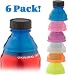 Clear Soda Can Lids (6 Pack) - Superior Can Covers For Soda, Beer, Energy Drinks, Juice, Seltzer | Must- Have Picnic Accessories & Beach Gadgets | BPA-Free Reusable Fizz Lids | By Smart House Inc primary