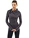 PattyBoutik Women Asymmetric Neck Raglan Marled Sweater (Heather Navy Blue Medium)