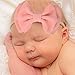 Baby Girl Nylon Headbands, Baby Hairbands Infant Toddler Headbands Elastics, Soft Hair Bows Petal Flower Knotted Accessories for Newborn