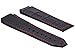 24MM ALLIGATOR LEATHER RUBBER BAND STRAP CLASP FOR HUBLOT H BIG BANG BLACK RED S