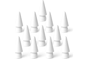 NXVX Replacement Apple Pencil Tips (12-Pack) – Compatible with Pro, USB-C, Gen 2 & Gen 1 – Original Material Nibs