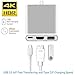 Type-C to HDMI USB-C Digital Multiport Adapter - Aeifond USB 3.1 Type-C to HDMI 4K Multiport Adapter USB 3.0 HUB With 1 Charging Port for New Macbook Chromebook Pixel