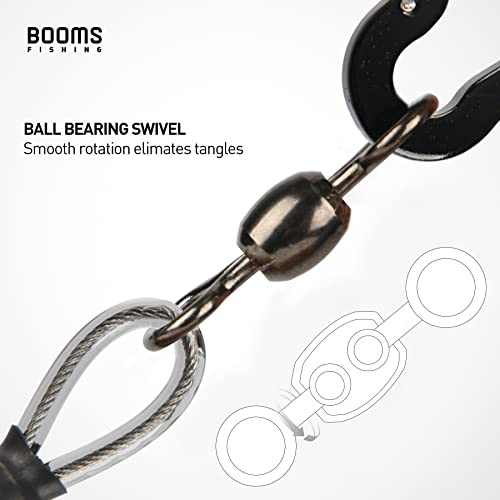 Booms Fishing T02 Fishing Pole Tether, Kayak Paddle Leash, Paddle Board