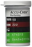 50 Test Strips Accu Chek Performa Accuchek Nano Diabetic Glucose Sealed Box New
